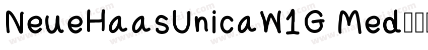NeueHaasUnicaW1G Med字体转换